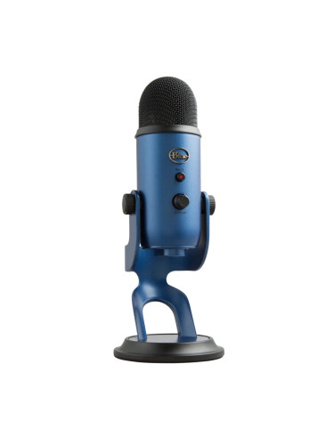 Микрофон Logitech Blue Yeti (988-000232), кардиоиден, кондензаторен, USB, син