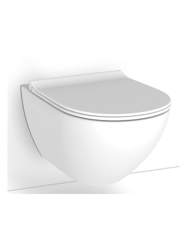 Висяща тоалетна Remo RMB-Бял - Mat-Προβολή 56 см.