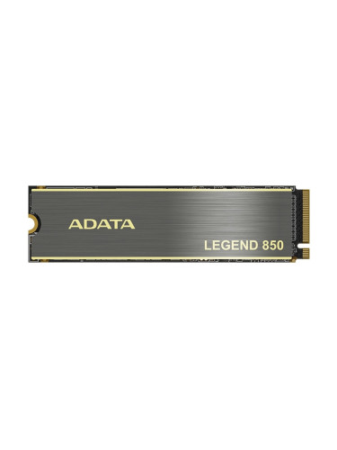 Памет SSD 512G Adata Legend 850 (ALEG-850-512GCS), PCIe 4.0 NVMe, M.2 (2280), скорост на четене 5000Mb/s, скорост на запис 4500MB/s