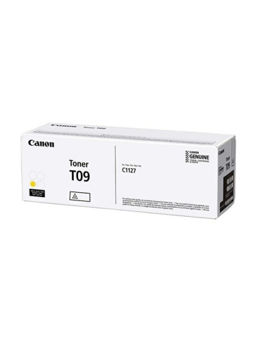 Тонер касета за Canon i-SENSYS X C1127 series, Yellow - 3017C006AA - Canon CRG-T09Y, оригинален, Заб.: 5900 брой копия