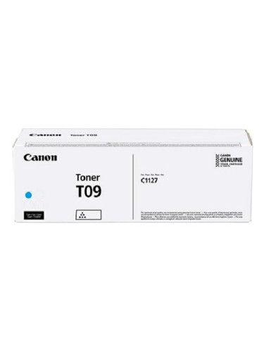Тонер касета за Canon i-SENSYS X C1127 series, Cyan - 3019C006AA - Canon CRG-T09C, оригинален, Заб.: 5900 брой копия