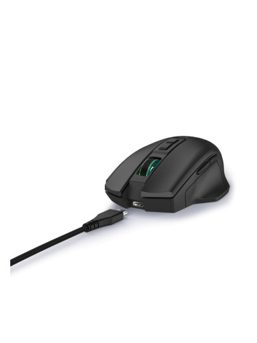 Мишка Hama uRage Reaper 410, оптична (12 000dpi), USB, черна, гейминг, 7 програмируеми бутона, RGB подсветка