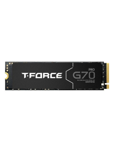 Памет SSD 2TB TeamGroup T-Force G70 Pro (TM8FFH002T0C129), NVMe, M.2 (2280), скорост на четене до 7400MB/s, скорост на запис до 6800MB/s
