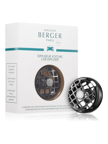 Maison Berger Paris Resonance Gunmetal поставка за ароматизатор за автомобил (Matte Black) 1 бр.