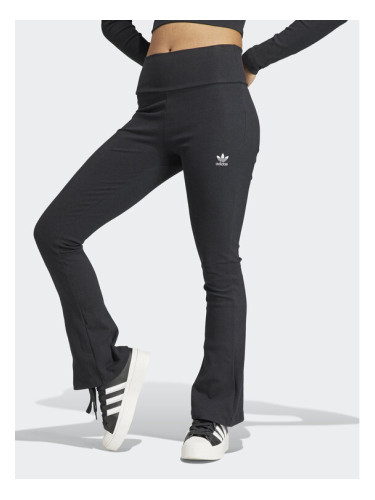 adidas Текстилни панталони Essentials II8056 Черен Flare Fit