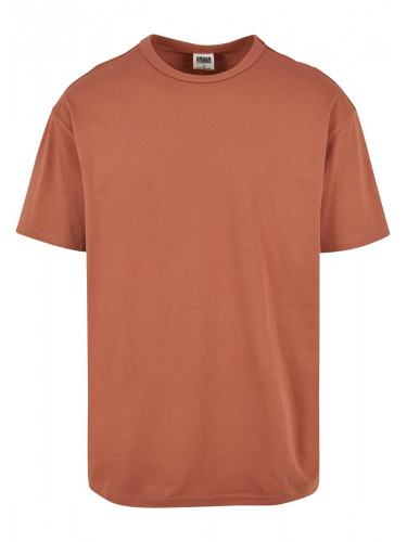 Мъжка тениска в цвят праскова Urban Classics Organic Basic Tee