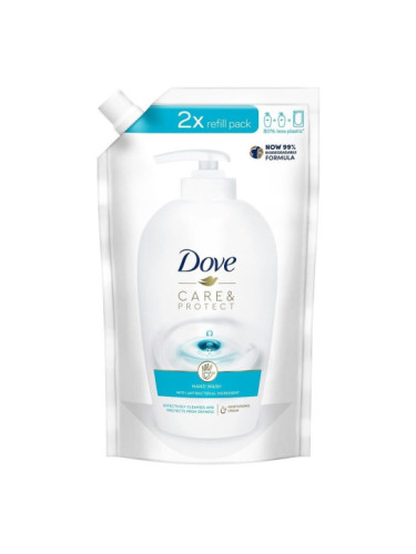 DOVE CARE & PROTECT Течен сапун Пълнител 500 мл
