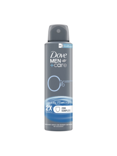 DOVE MEN+ CARE CLEAN COMFORT 0% Дезодорант спрей 150 мл