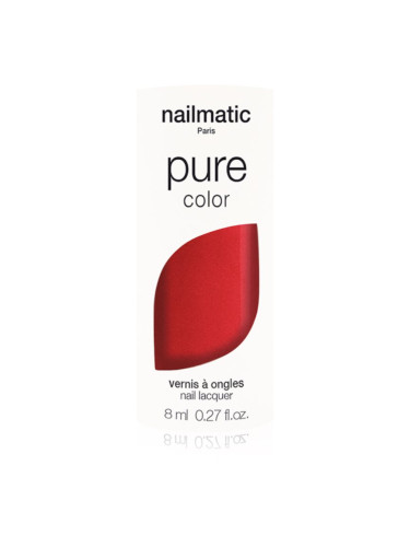 Nailmatic Pure Color лак за нокти AMOUR-Rouge Nacré / Red Shimmer 8 мл.