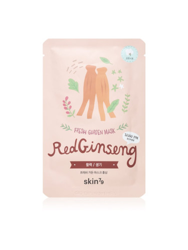 Skin79 Fresh Garden Red Ginseng ревитализираща платнена маска с женшен 23 гр.