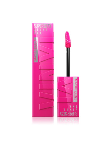 MAYBELLINE NEW YORK SuperStay Vinyl Ink дълготрайно течно червило 150 STRIKING 4.2 мл.