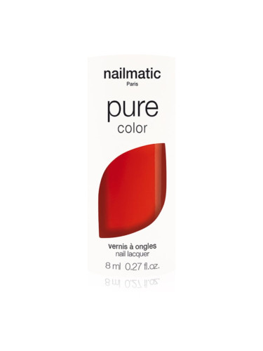 Nailmatic Pure Color лак за нокти GEORGIA-Rouge Coquelicot /Poppy Red 8 мл.