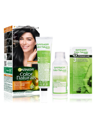 Garnier Color Naturals Creme боя за коса цвят 1 Ultra Black 1 бр.