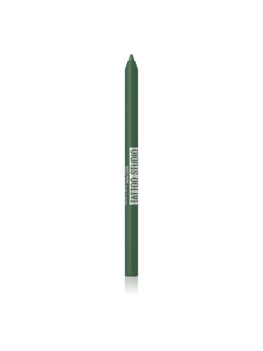 MAYBELLINE NEW YORK Tattoo Liner Gel Pencil молив-гел за очи цвят Hunter Green 1.3 гр.