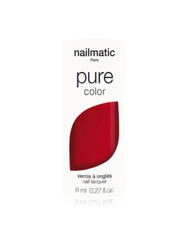 Nailmatic Pure Color лак за нокти DITA- Rouge Profond / Deep Red 8 мл.