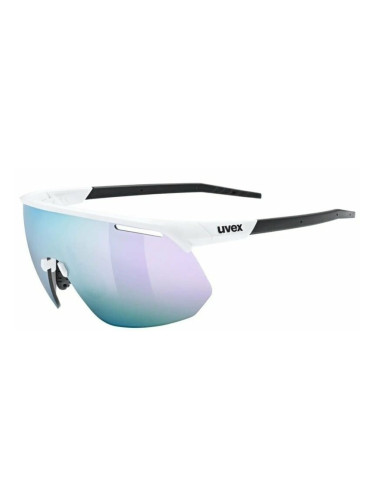 UVEX Pace One White Mat/Mirror Pink Колоездене очила