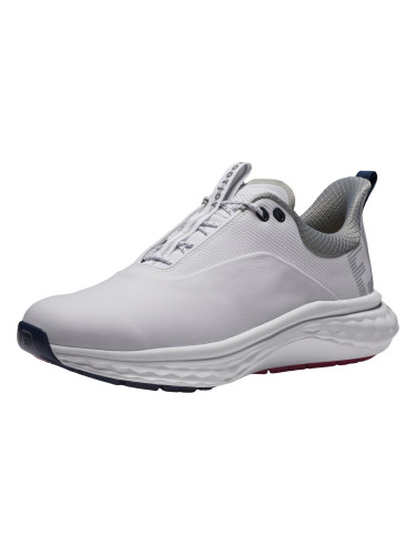 Footjoy Quantum Mens Golf Shoes White/Blue/Pink 42