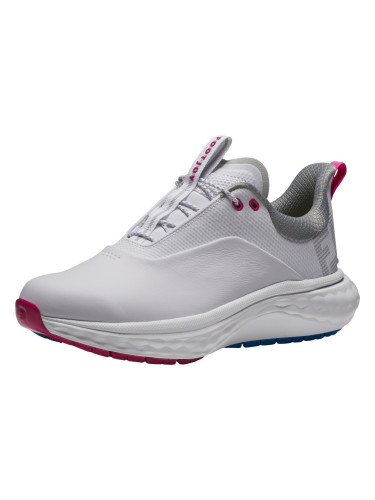 Footjoy Quantum Womens Golf Shoes White/Blue/Pink 38,5
