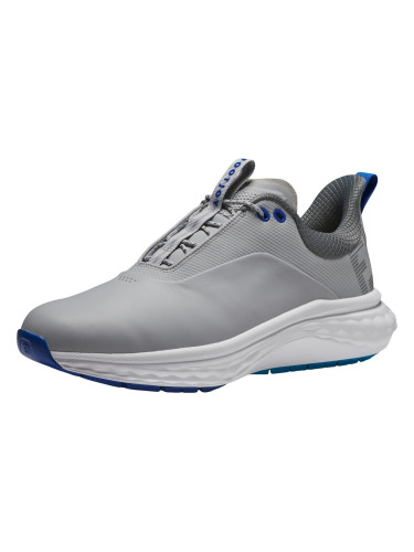 Footjoy Quantum Mens Golf Shoes Grey/White/Blue 44,5