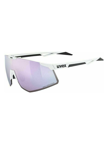 UVEX Pace Perform CV White Mat/Mirror Pink Колоездене очила