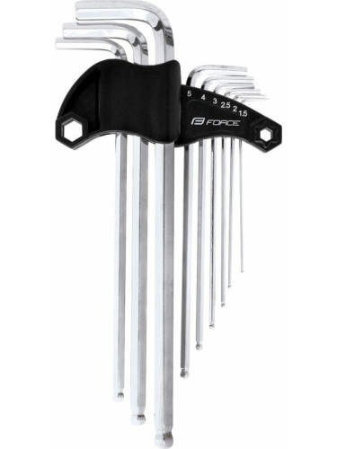 Force Set Of 9 Hex Wrenches In Holder Ключ