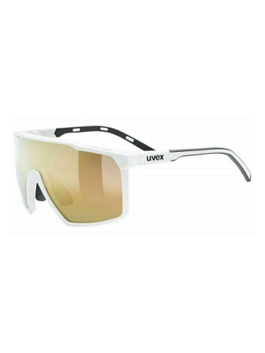 UVEX MTN Perform S White Mat/Mirror Gold Колоездене очила
