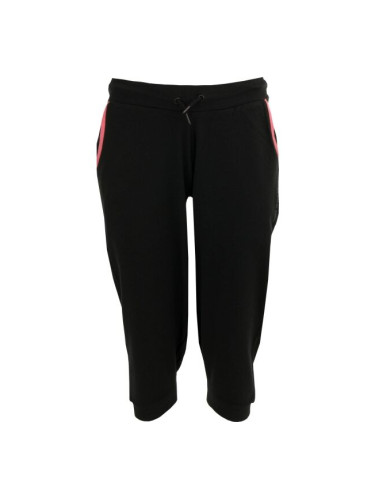 ALPINE PRO DANGANA Дамски 3/4 спортни панталон, черно, размер