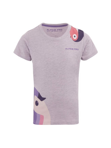 ALPINE PRO SERBO Тениска за момичета, лилаво, размер