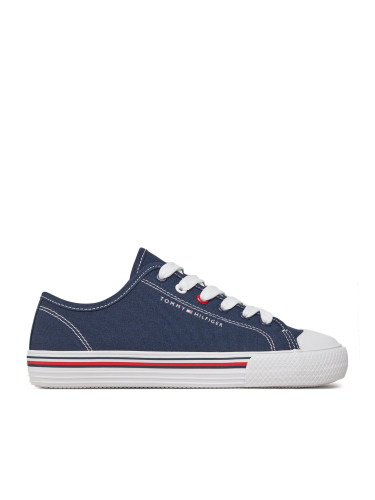 Кецове Tommy Hilfiger Low Cut Lace Up Sneaker T3X9-33324-0890 S Blue 800