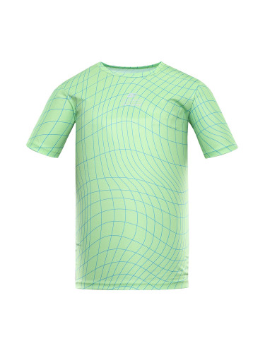 Men's quick-drying T-shirt ALPINE PRO BASIK neon green gecko variant PA