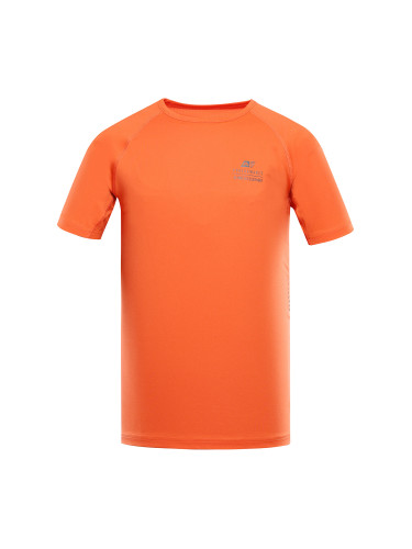 Men's functional T-shirt with cool-dry ALPINE PRO BOND spicy orange
