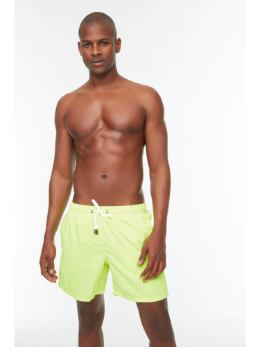 Trendyol Yellow Basic Standard Length Swim Shorts