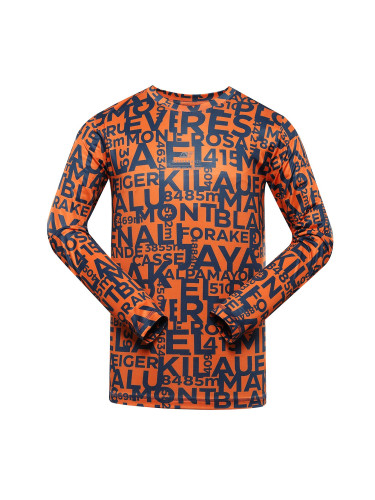 Men's quick-drying T-shirt ALPINE PRO LOUS orange tiger variant pb