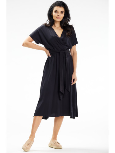 Awama Woman's Dress A642 Black