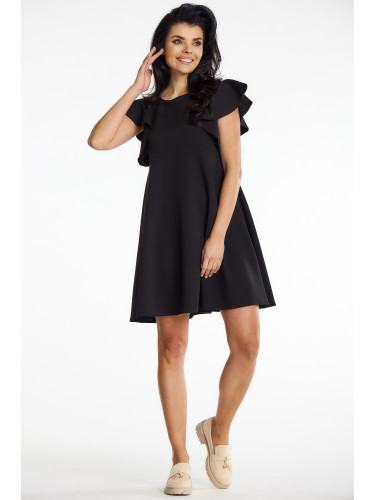 Awama Woman's Dress A643 Black