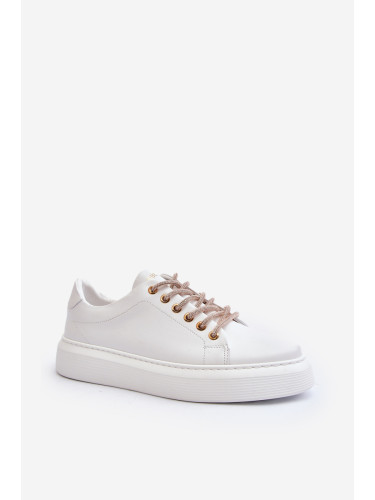 Кожени дамски спортни обувки CheBello 4362 Бяло