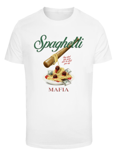 Men's T-shirt Spaghetti Mafia - white