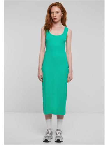 Women's Long Rib Dress - Green