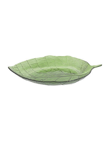 Стъклена чиния Leaf