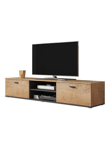 TV шкаф Soho S3-Black - Natural