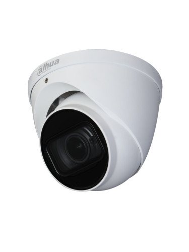 HDCVI камера Dahua HAC-HDW2802T-Z-A, куполна камера, 8 Mpix (4К(3840x2160/15fps)), 3.7~11mm обектив, IR осветеност (до 60 метра), външна IP67 защита, вграден микрофон