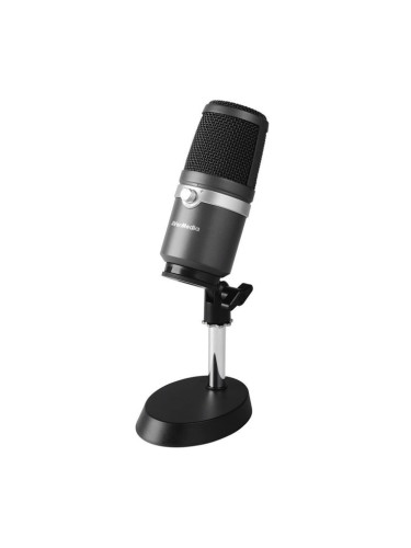 Микрофон AverMedia Live Streamer AM310, 3.5 mm жак, USB, черен