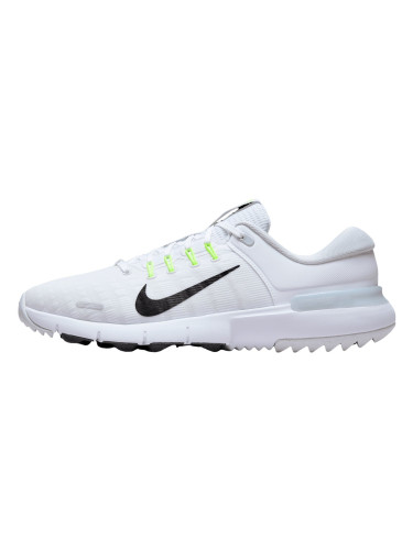 Nike Free Golf Unisex Shoes White/Black/Pure Platinum/Wolf Grey 45