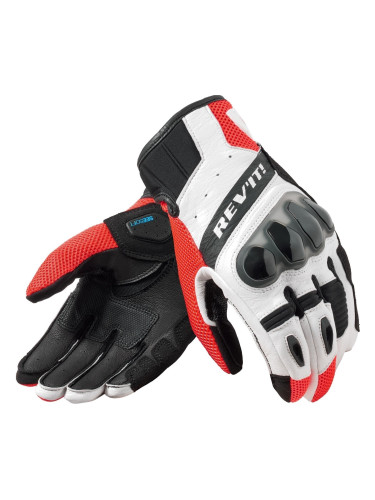 Rev'it! Gloves Ritmo Black/Neon Red XL Ръкавици