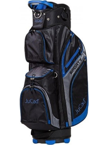 Jucad Sporty Black/Blue Чантa за голф
