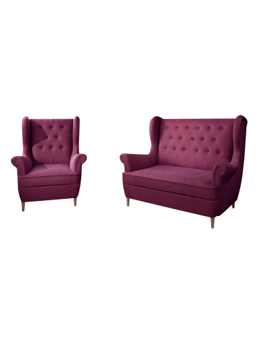 Комплект дивани Eros-Purple