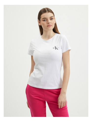 Calvin Klein Jeans T-shirt Byal