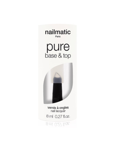 Nailmatic Pure Color лак за нокти Base & Top 2 in 1 8 мл.