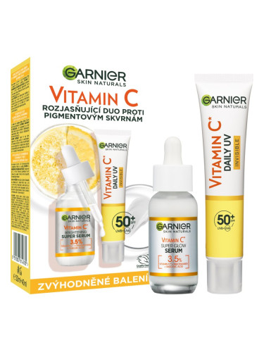 Garnier Skin Naturals Vitamin C комплект (за озаряване на лицето)