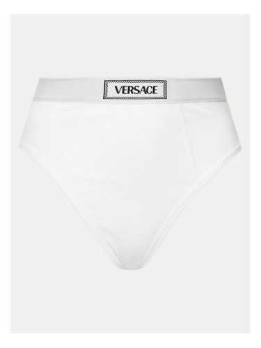 Versace Класически бикини с висока талия 1013505 Бял